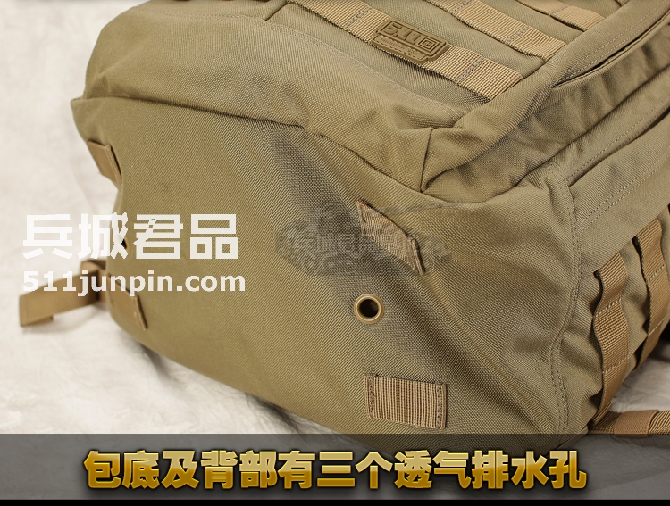 美国5.11/511 正品 24小时冲锋战术背包58601/56955 军迷