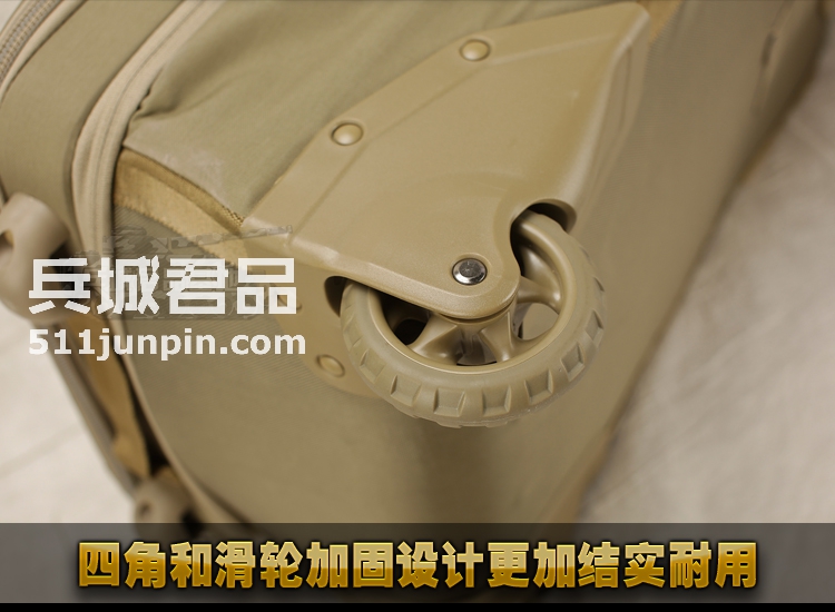 美国5.11轻便拉杆箱 56169 灰色 狼棕色 【511拉杆箱】
