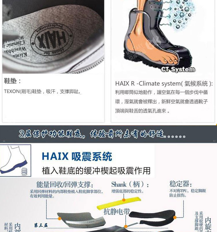 德国HAIX KSK3000特战部队山地鞋特种作战高筒防水雪地靴男214004