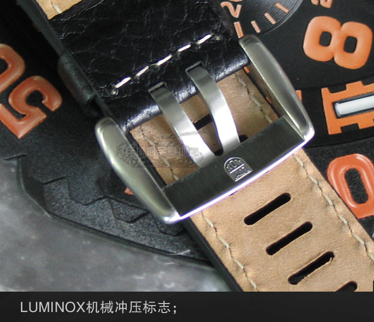 Luminox/雷美诺时 原装正品 18系列19系列黑色真皮户外运动表带
