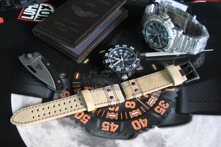 Luminox/雷美诺时 原装正品 1925真皮表带 户外运动表带