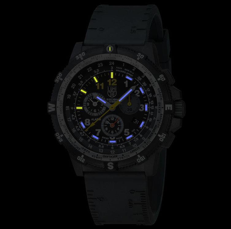 雷美诺时luminox 军表8841.KM军迷户外多功能 登山手表 防水夜光