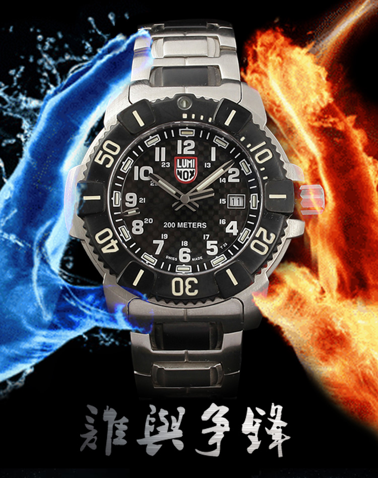正品Luminox雷美诺时防水夜光氚气手表军表100%瑞士原装进口 6102
