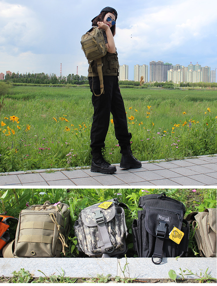 正品麦格霍斯MagForce台湾马盖先0419单肩包汉堡胸包手提斜跨背包