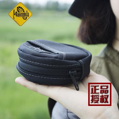 正品麦格霍斯magforce台湾马盖先1813迷你圆型杂物包腰挂腰挂钱包