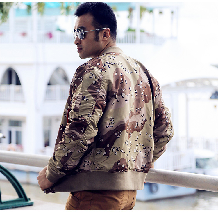 ALPHA INDUSTRIES 美国alpha男户外飞行夹克MA1修身版短款六色迷彩