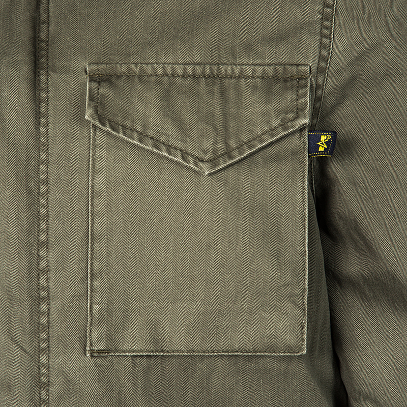 ALPHA INDUSTRIES 美国ALPHA阿f尔法 M-51复古版风衣外套 防风长款 复古绿 