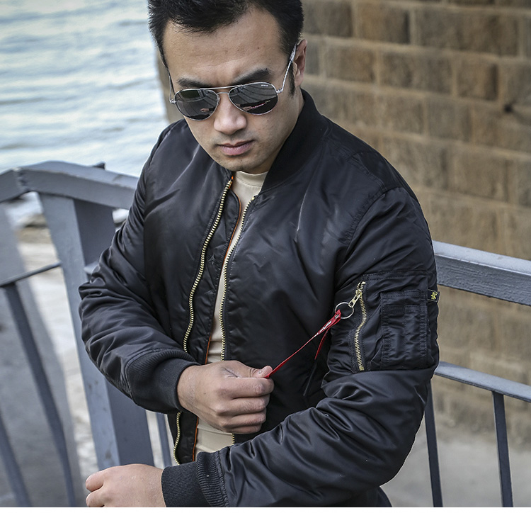 ALPHA INDUSTRIES ALPHA阿尔法工业空军飞行员夹克外套ma1修身夹克外套棉服
