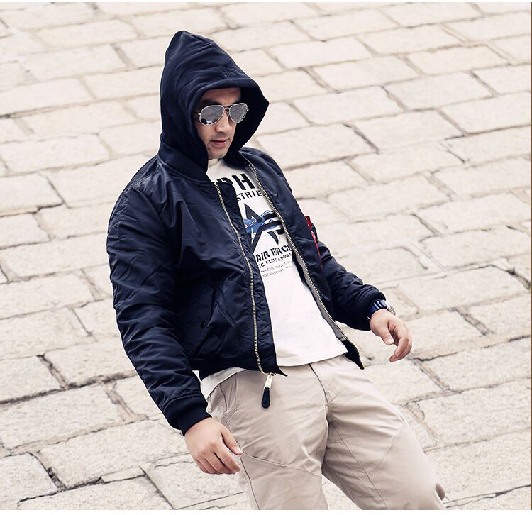 ALPHA INDUSTRIES 阿尔f法alpha卫衣连帽款夹克收腰防泼水ma1夹克外套