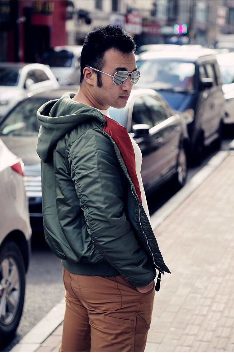 ALPHA INDUSTRIES 阿尔f法alpha卫衣连帽款夹克收腰防泼水ma1夹克外套