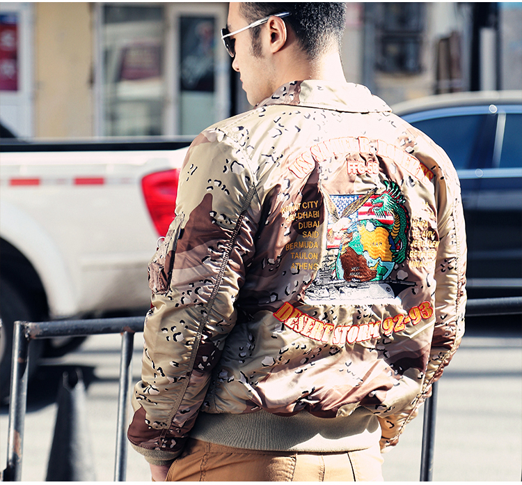 ALPHA INDUSTRIES 美国阿尔法工业飞行夹克45p巡航夹克翻领收腰休闲夹克