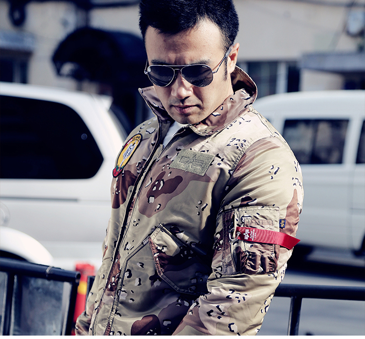 ALPHA INDUSTRIES 美国阿尔法工业飞行夹克45p巡航夹克翻领收腰休闲夹克