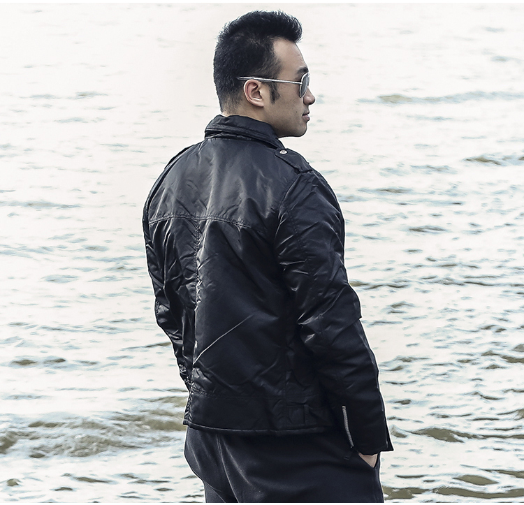 ALPHA INDUSTRIES 美国阿尔法工业alpha常规翻领机车收腰短款ma1飞行夹克
