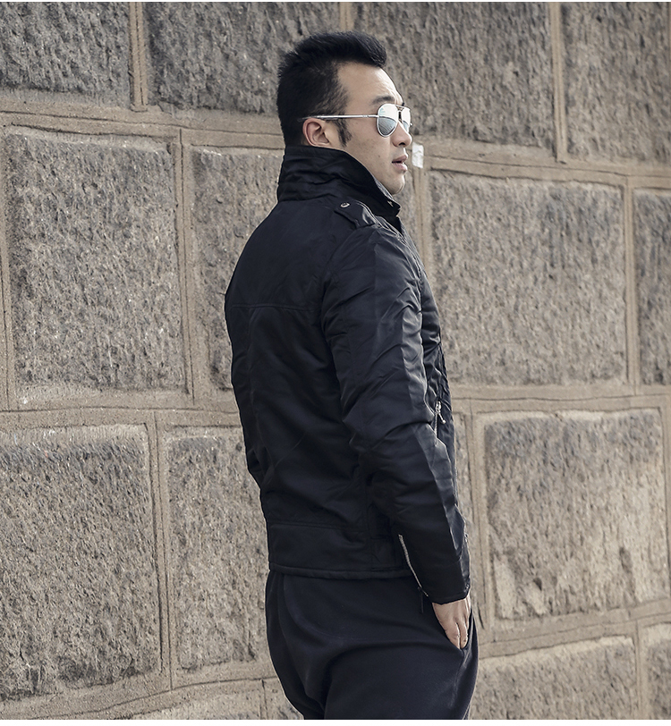 ALPHA INDUSTRIES 美国阿尔法工业alpha常规翻领机车收腰短款ma1飞行夹克