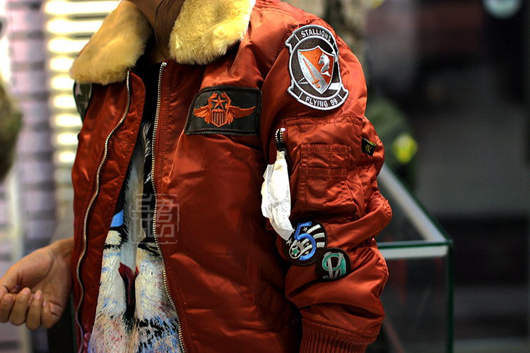ALPHA INDUSTRIES 美国阿尔法工业小牛夹克儿童夹克收腰休闲ma1外套
