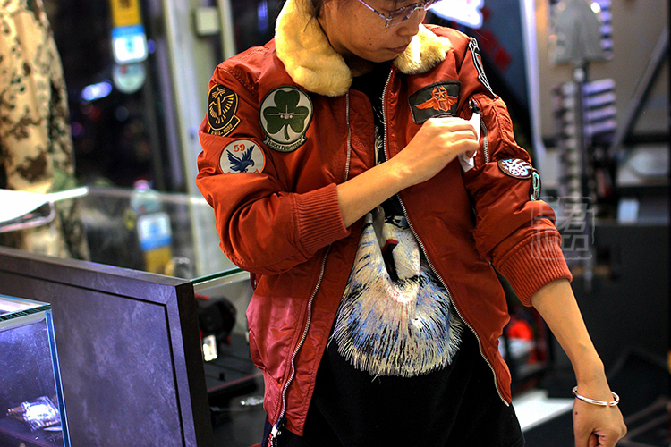 ALPHA INDUSTRIES 美国阿尔法工业小牛夹克儿童夹克收腰休闲ma1外套
