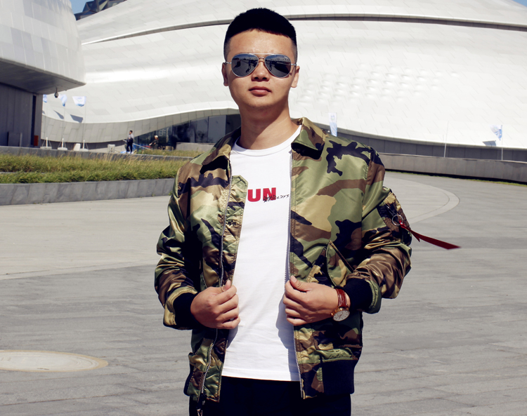 ALPHA INDUSTRIES 美国ALPHA阿尔f法36P摩登海卫服春秋薄款夹克翻领