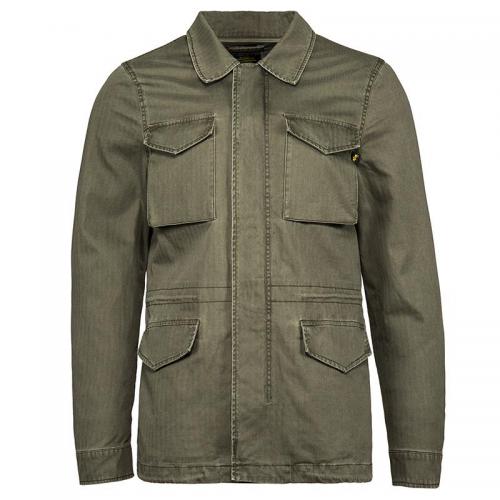 ALPHA INDUSTRIES 美国ALPHA阿f尔法 M-51复古版风衣外套 防风长款 复古绿 