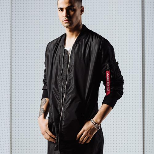 ALPHA INDUSTRIES 美国alpha阿尔f法加长版MA1飞行夹克春季薄款风衣